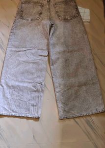 Wide Leg Denim Jeans