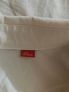 White Button-Down Top