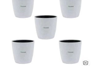 White Plant Pots (Set of 4)