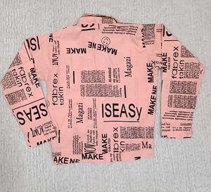 Pink Stylish Printed Shirt For Women 🩷