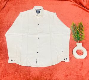 INDIGO NATION WHITE SHIRT (SIZE-40)