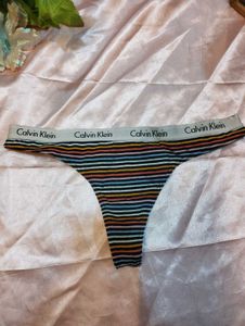 Calvin Klein Striped Thong💥