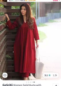 Elegant Red Kurta Set