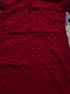 Red Printed Kurta