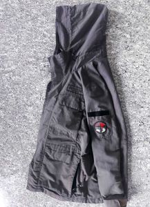 Grey Hooded Utility Jacket
