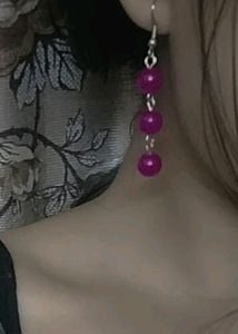 Glass Beads Earring 🌸💗