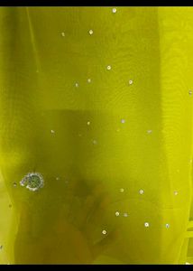 lime green saree💚