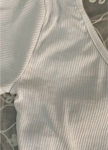 SSS White Crop Top