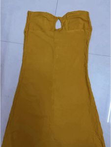 Yellow- Mustard Daily Wear Sleeveless Kurta