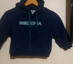 Boy's Navy Blue Hoodie