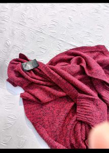 Burgundy H&amp;M Knit Sweater