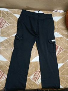Black Cargo Sweatpants