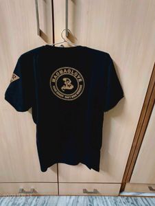 TRENDY PINTERESTY BLACK TSHIRT WITH EMBOSSED WORK