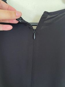 Forever 21 Black Solid Tie Top