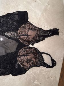 Black Lace Lingerie Bodysuit