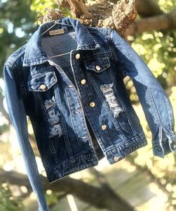 Distressed Denim Jacket