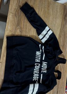 Move With Courage Black Sweatshirt