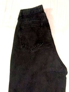 Black Straight Leg Jeans