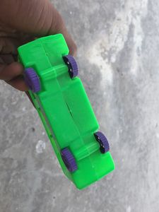 Toy Double Decker Bus green