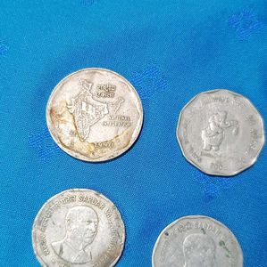 Commemorative And Reeded Edge 5 Rupee Coin