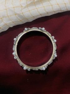 Sparkling Pearl &amp; Crystal Bangles