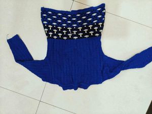 Woolen Double Layered Fancy Sweater+Leggings Rs.50