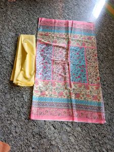 Fabric 5 Mtr 2 Mt Dupatta milti Color