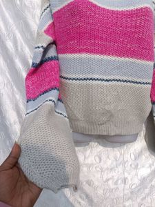 Striped Knit Pullover 💜