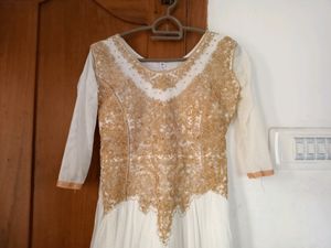 Women Net Anarkali Gown