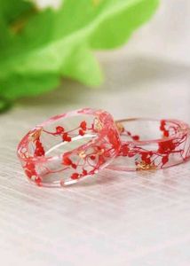Resin Flower Preservation Bangle..