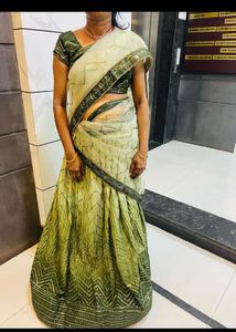 Lehenga And Saree 2 In One