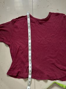 Maroon Fitted Shirt