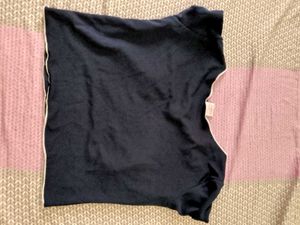 Navy Long Sleeve Top