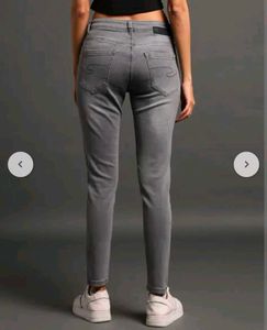 Grey Wash Slim Fit Jeans