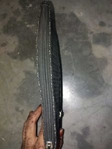Black Clutch with Wrist Strap
