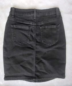 Denim Pencil Skirt