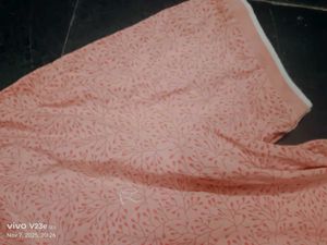 Peach Patterned Shirt