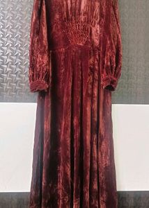 Elegant one piece velvet dree