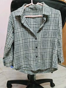 Plaid Button-Down Shirt