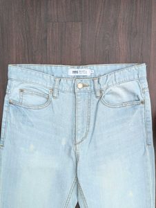 ice blue regular fit jean