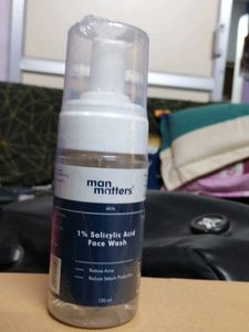 Man Matters 1% Salicylic Acid Facewash - New