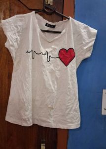 White Casual Top
