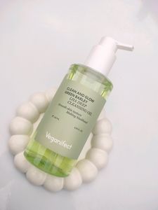 Vegnifect Clean & Glow Bean & Barley Cleansing Oil Best Korean Heating Oil For Deep Exfoliation Work For Acne Prone Skin