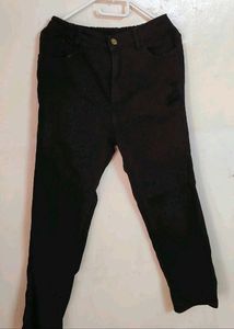 MOM FIT BLACK JEAND