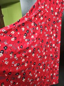Red Floral Dress