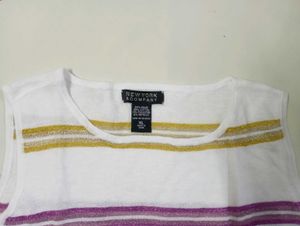 Newyork Company Striped Tank Top