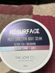 The Love Co. Resurface Night Cream