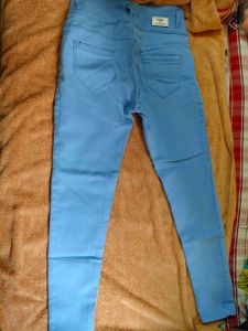 Blue High Waisted Jeans