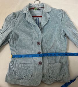 blue corduroy jacket