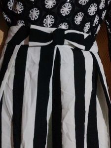 Black and white skirt